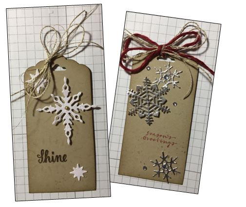 Christmas Tags - Papercrafting Threads