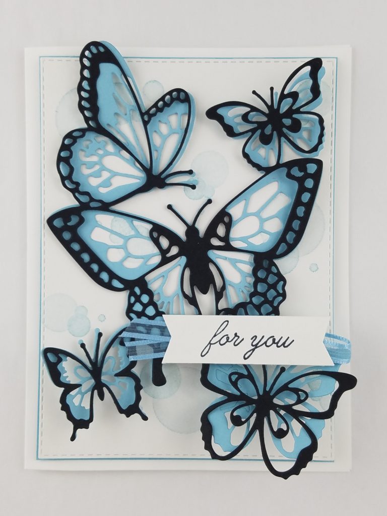 Butterfly bokeh is an easy card to make but oh so stunning for the person who receives it.