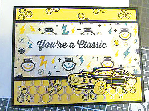 Loud and Sassy Geared Up Garage Card is perfect for the gearhead guy or girl!