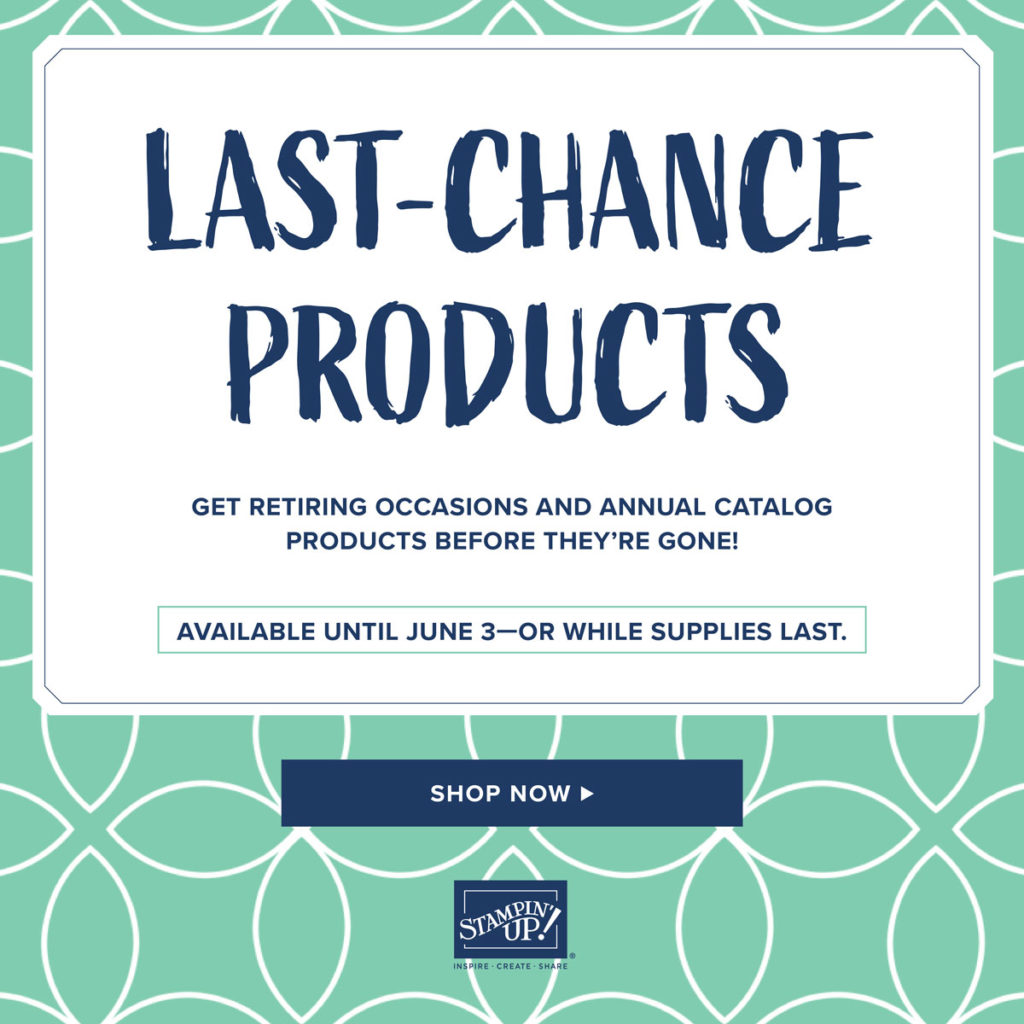 Last Chance product lists are here!
