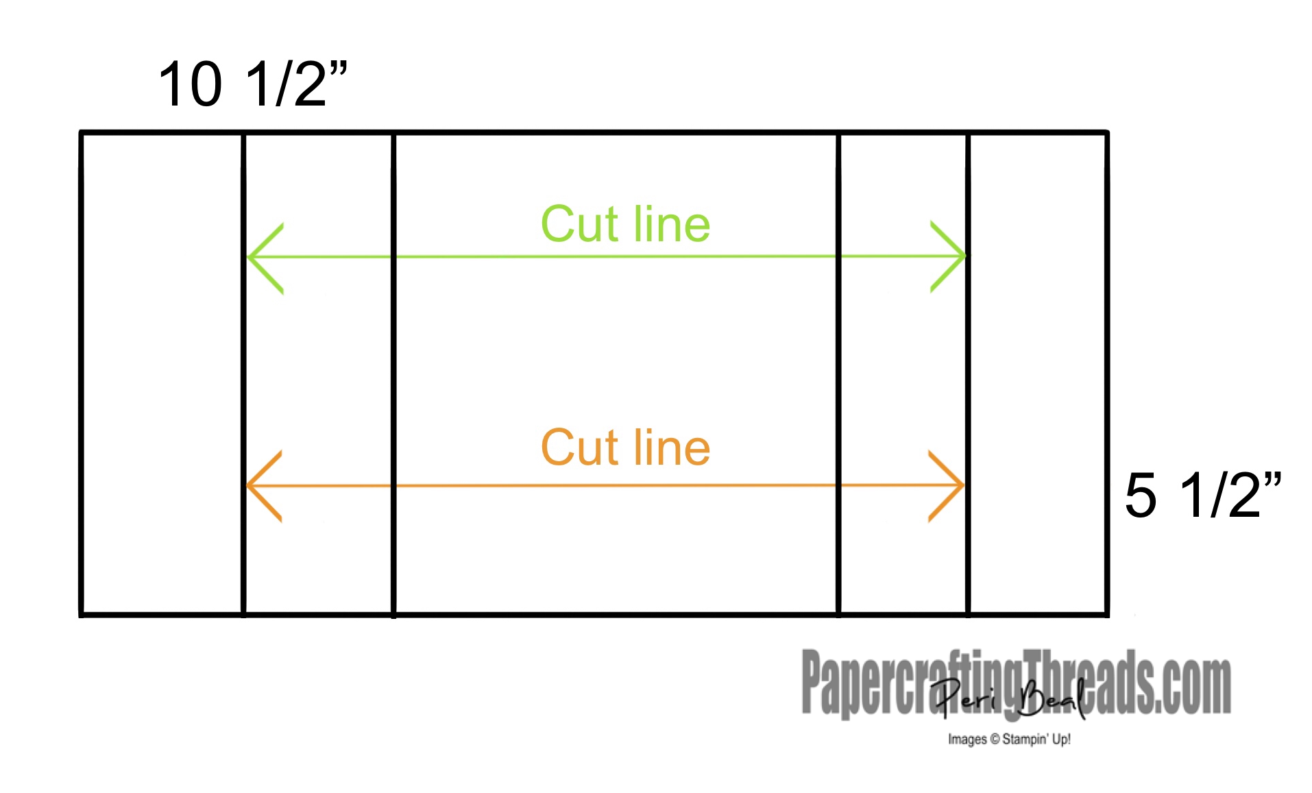 Paper Slit Chart CuttingDiagram - Papercrafting Threads