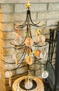 Wood Slice Ornaments make a big impact when loaded on a tree!