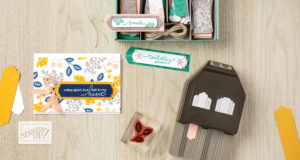 Add cardstock dividers to the Mini Paper Pumpkin Box for a custom kit