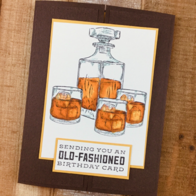 Whiskey Business with Stampin’ Blends