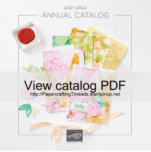 The 2021-2022 Stampin'Up! Annual Catalog is full of rubber stamps and stamping accessories