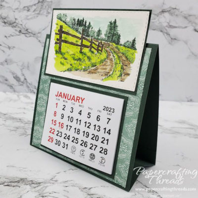 Create a Calendar Easel Card