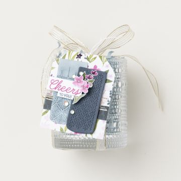 Cute gift bag made with the Cheers and Sips bundle