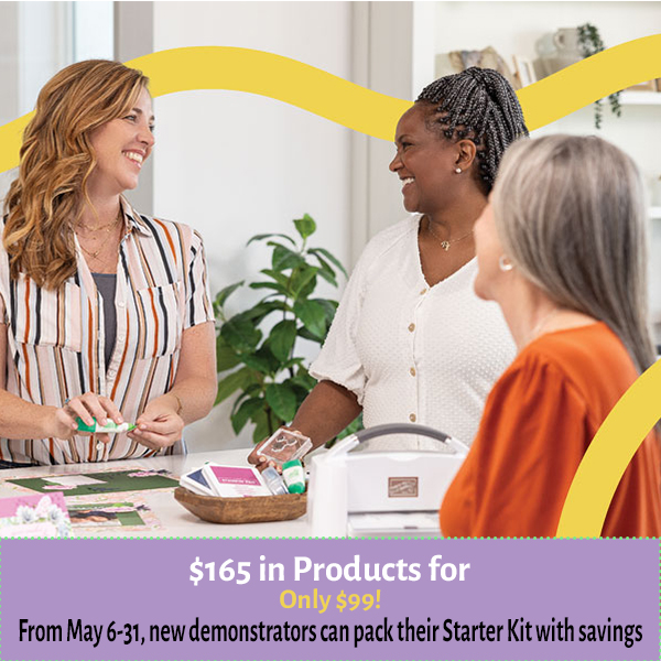 Starter Kit Special Join Offer for Stampin' Up! Demonstrator. $165 in products for only $99. Month of May 2025