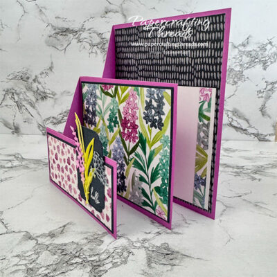 Cascading Pleats Fun Fold Card