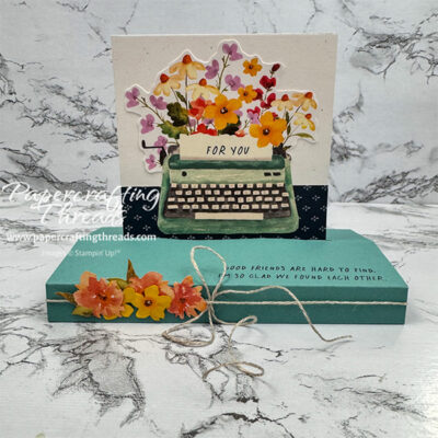 Freestanding Pop Up Card – Typewriter Edition