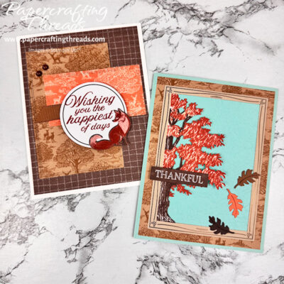 Faux Linen Technique (& Bonus Card!)