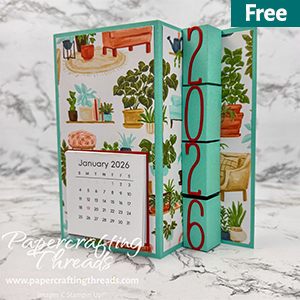 Slimline Mini Calendar 2026