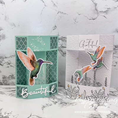 Floating Hexagon Card Tutorial – Two Ways